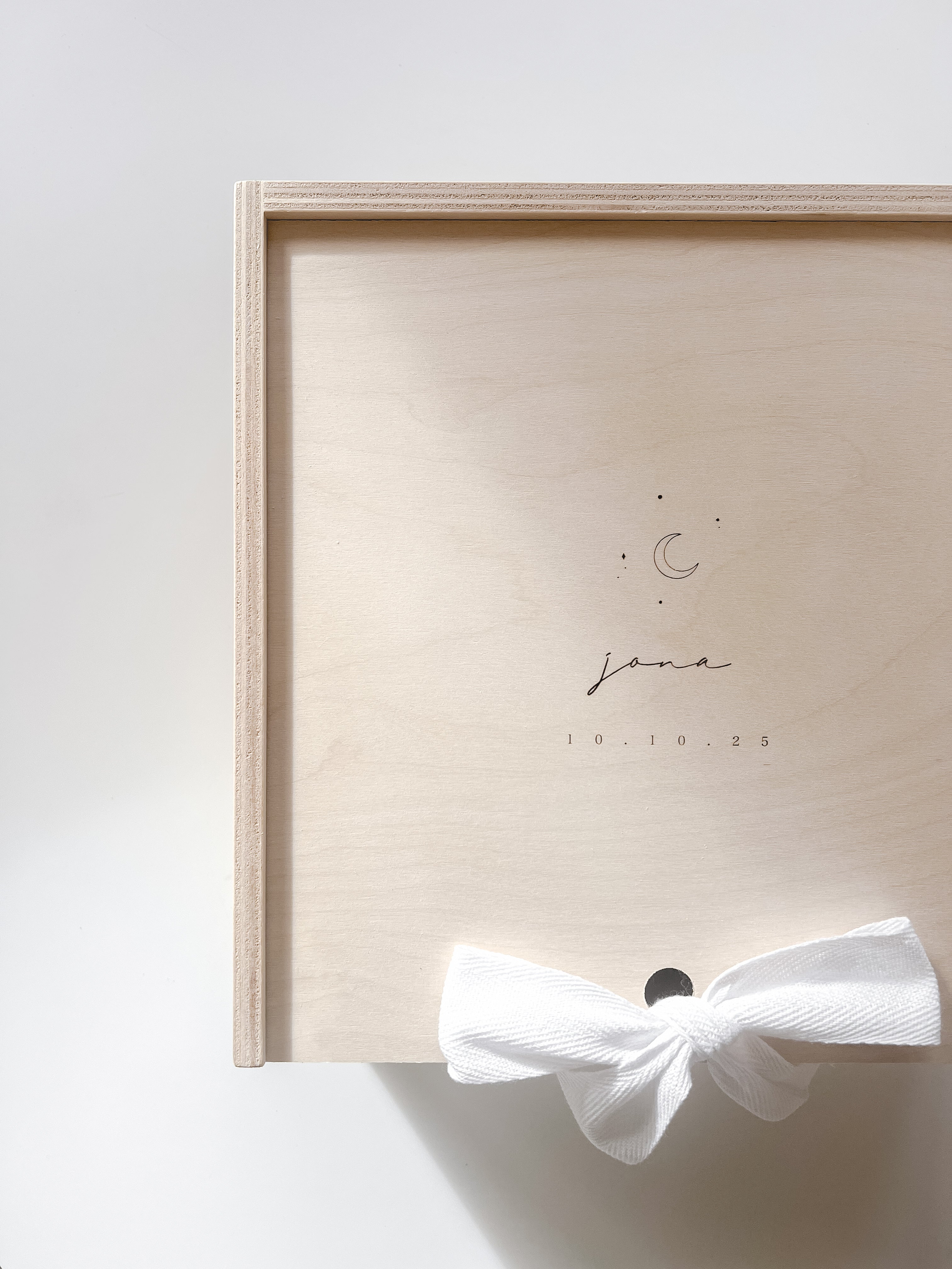 Erinnerungskiste Baby – kleiner Mond